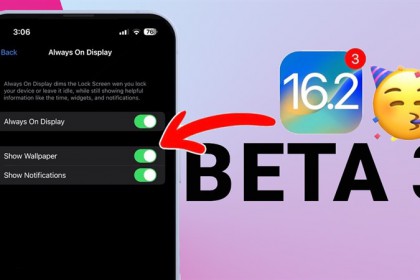 Apple tung ra iOS 16.2 Beta 3 trước thềm bản chính thức