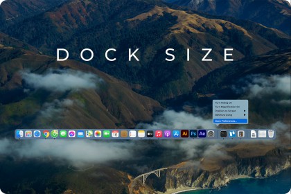 Hai cách thay đổi kích thước thanh Dock đơn giản trong MacOS