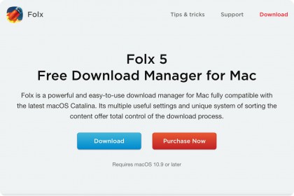 Folx - Ứng dụng được mệnh danh là IDM cho MacOS