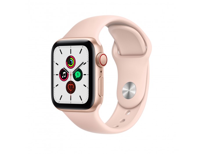 Đồng hồ Apple Watch SE GPS + Cellular 44mm - Nhôm, dây cao su - Chính hãng (VN/A)