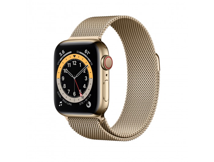 Đồng hồ Apple Watch Series 8 GPS + Cellular 41mm - Thép, dây Thép - Chính hãng (VN/A)