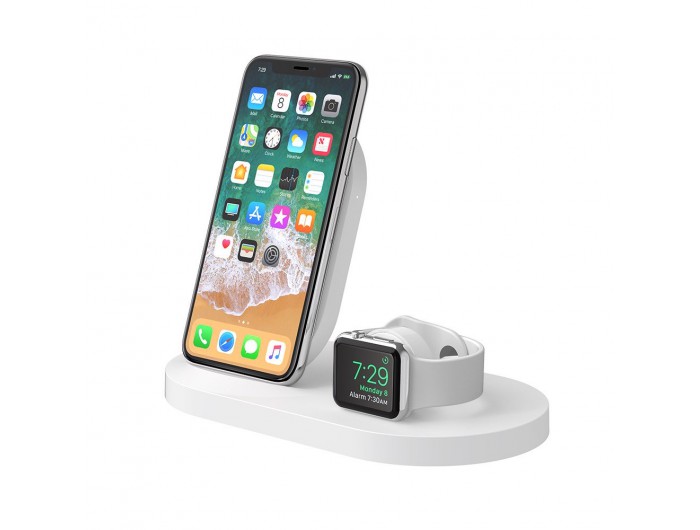 Belkin BOOST↑UP™ Wireless Charging Dock for iPhone + Apple Watch + USB-A port