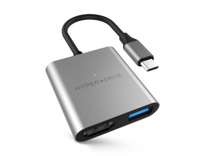 Bộ chia USB-C HyperDrive 3-in-1 (có HDMI 4K)