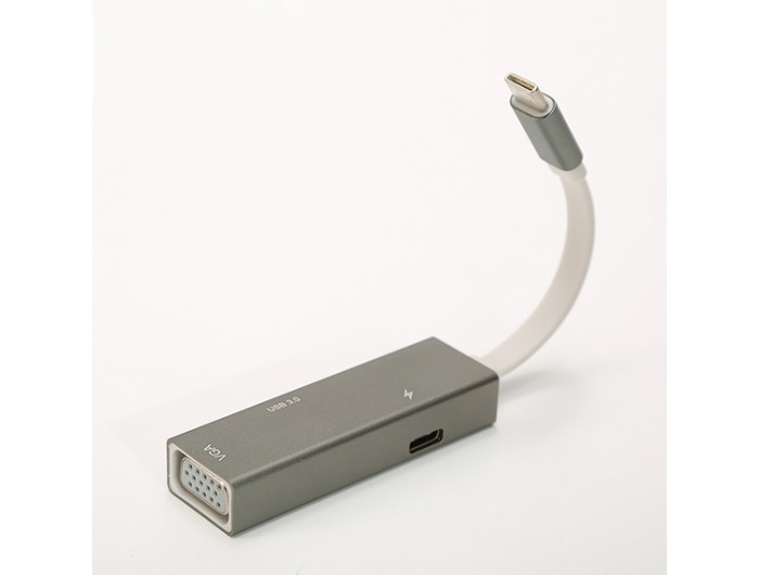 Bộ chia USB-C LeTouch ra VGA + USB 3.0
