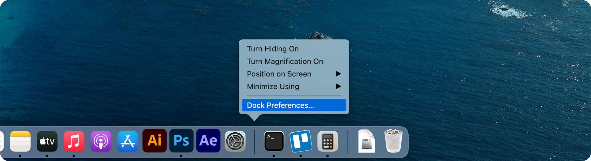 Hai cách thay đổi kích thước thanh Dock đơn giản trong MacOS | HNMAC