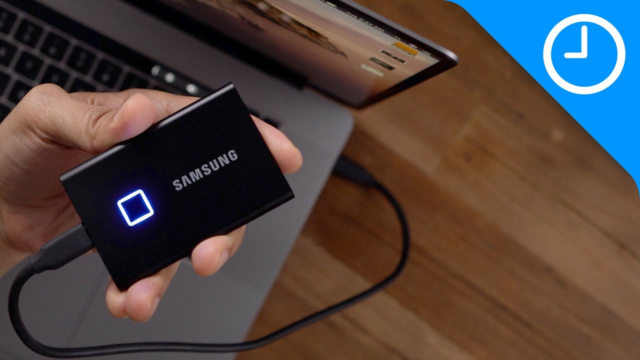 Samsung T7 Touch - ổ cứng SSD tốt nhất cho MacBook Pro