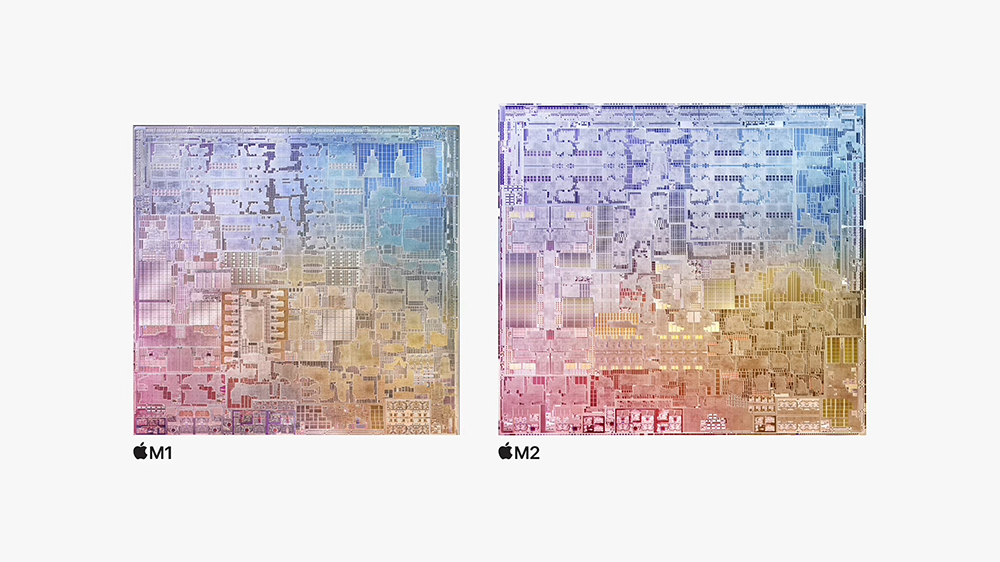 So sánh chip M1 VS M2