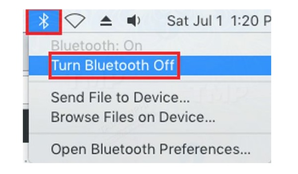 Cách tắt Bluetooth trên Macbook
